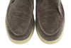 Grey Leather Desert Boots