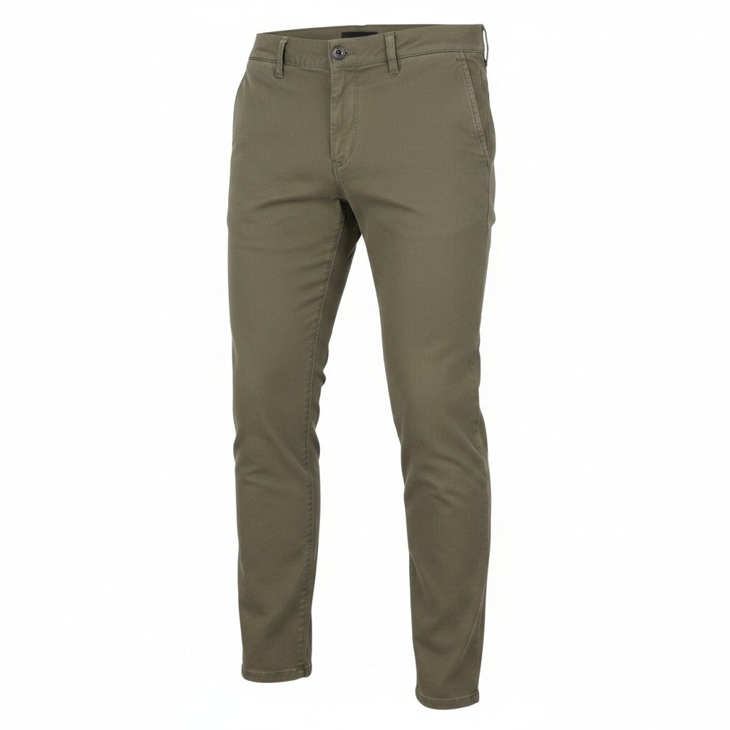 Grey Cotton Trousers