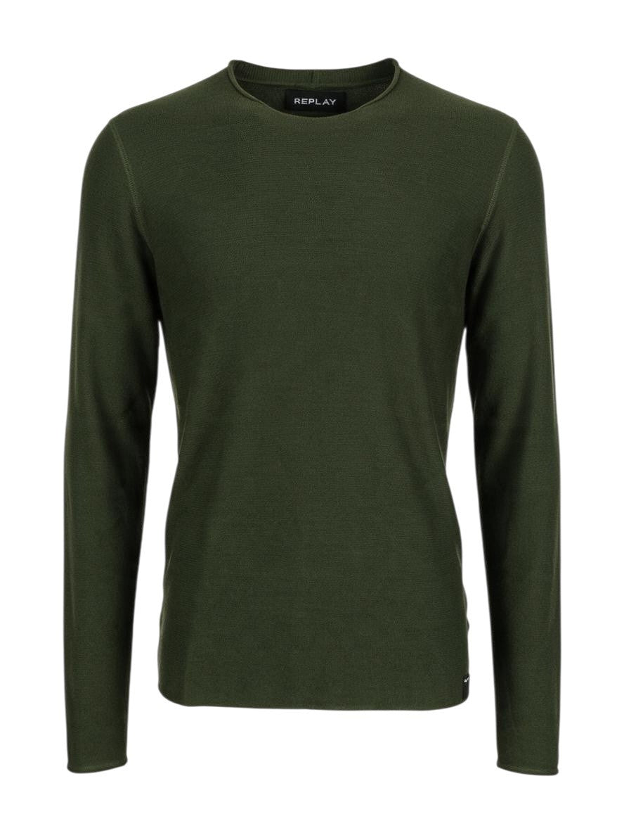 Green Wool Jumper