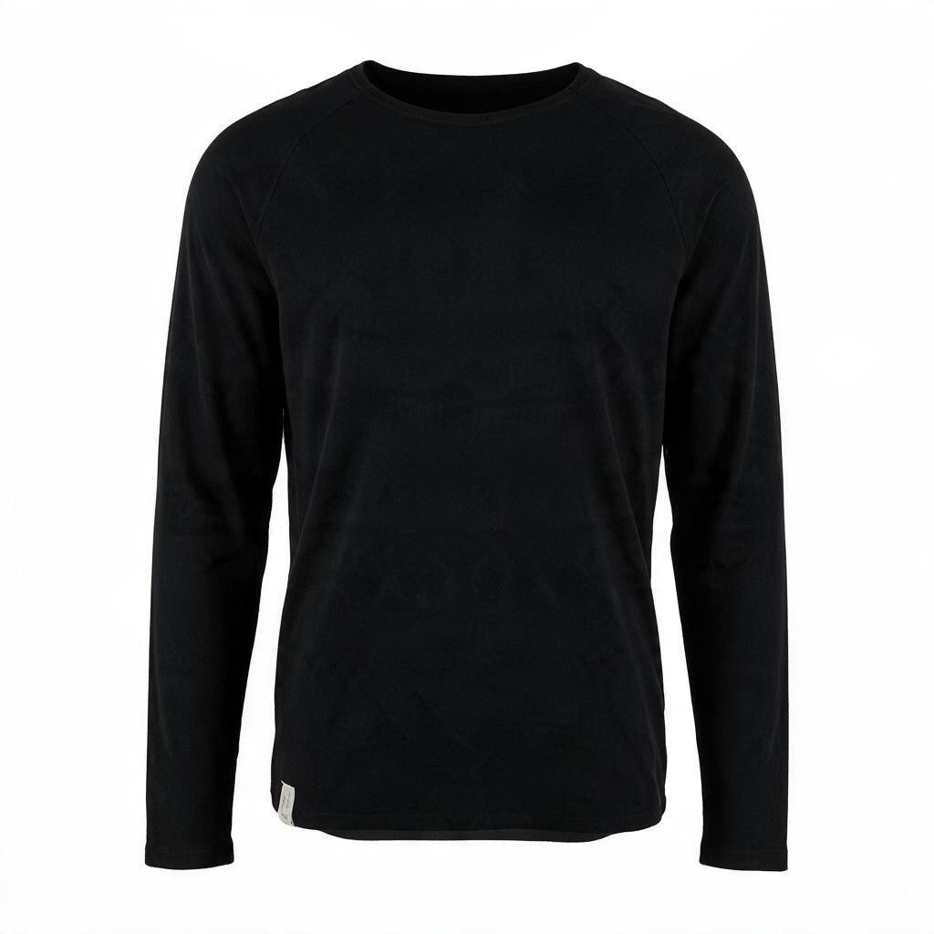 Black Cotton T-Shirt