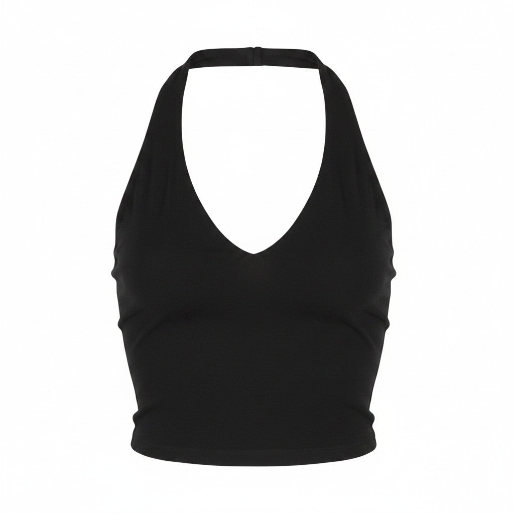 Black Cotton T-Shirt