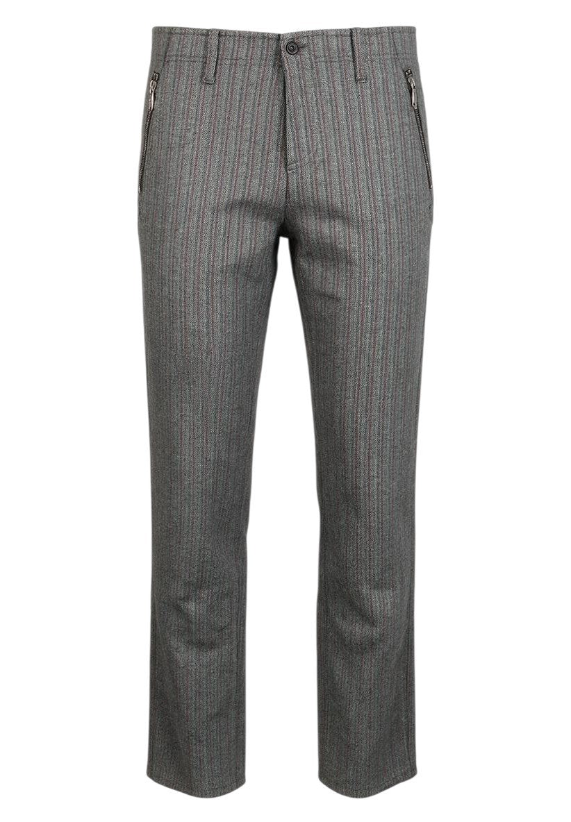 Grey Cotton Trousers