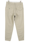 beige Acetate Trousers