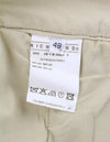 beige Acetate Trousers