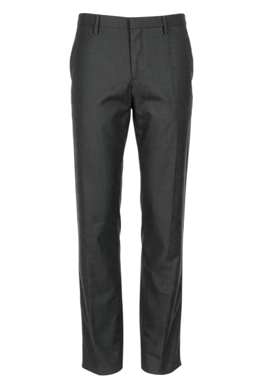 Grey Wool Trousers
