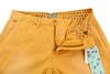 Orange Cotton Shorts