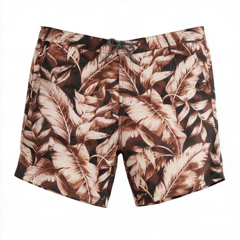 Purple Polyester Swimwear