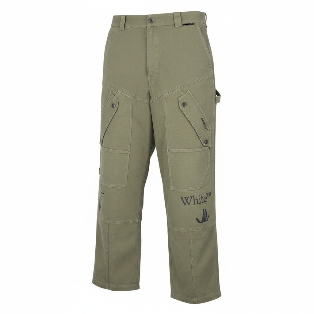 Trousers Swimming Logo Garment-Dyed Carpenter Dusty