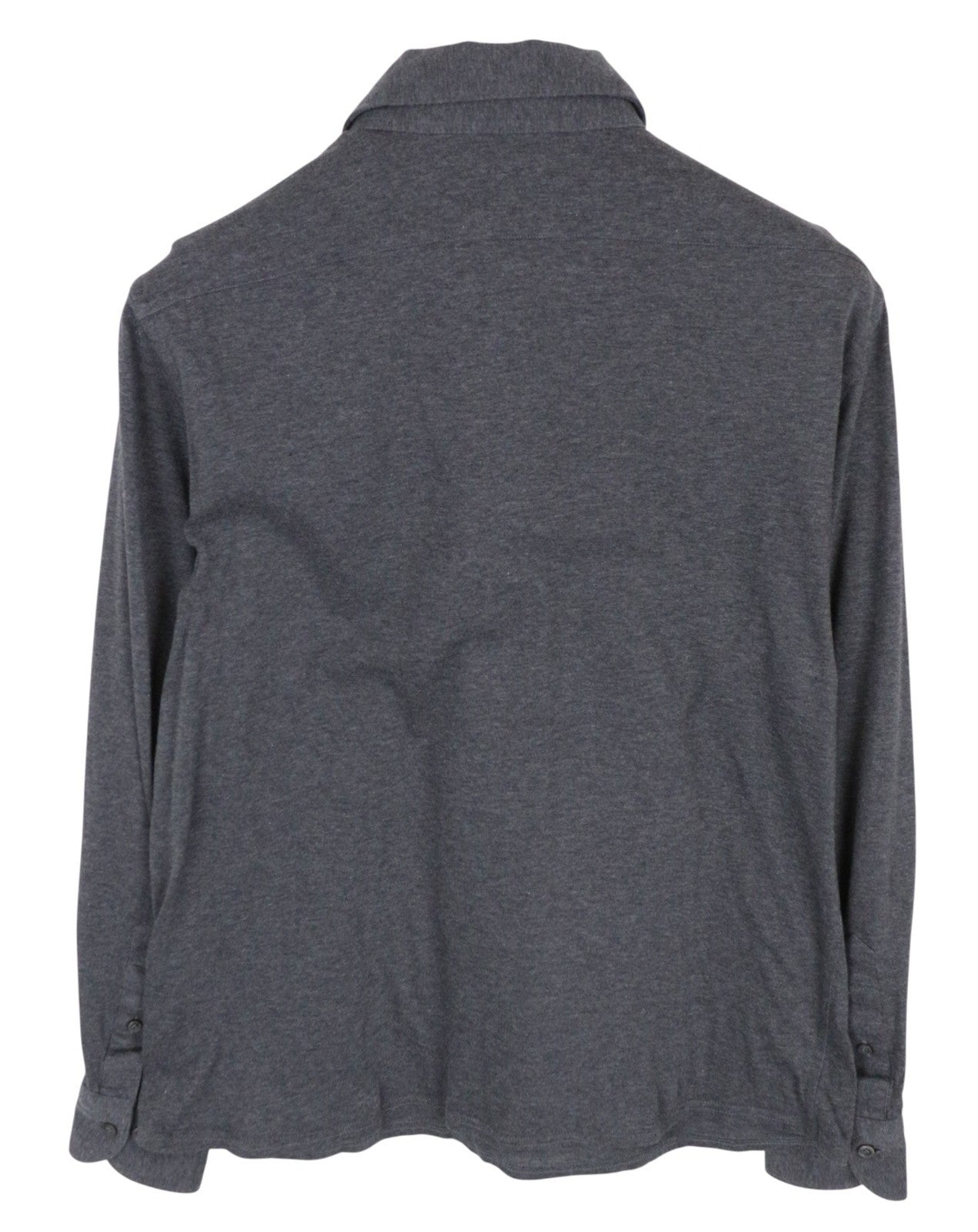 SUITSUPPLY Men's Formal Shirt 39/15 1/2-40/15 3/4 Grey Polo Cotton Extra Slim