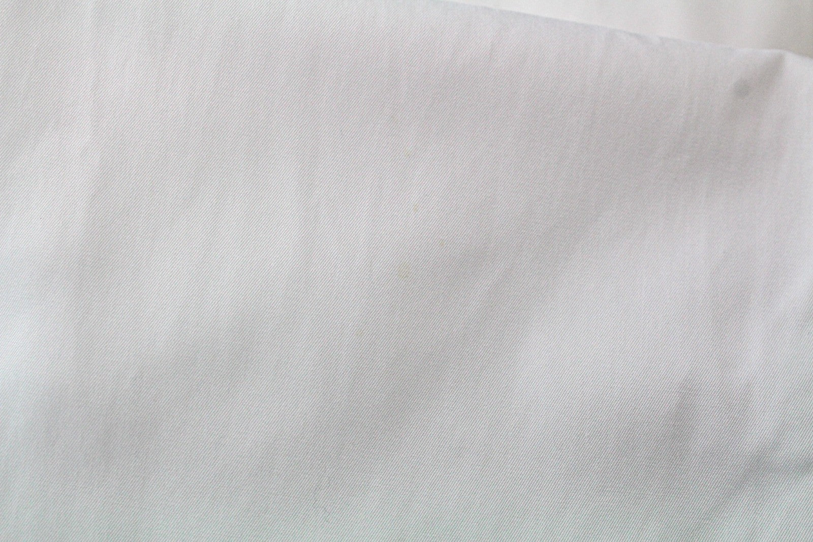 SUITSUPPLY Men's Formal Shirt 37/14 1/2 White Pure Cotton Twill Slim Long Sleeve