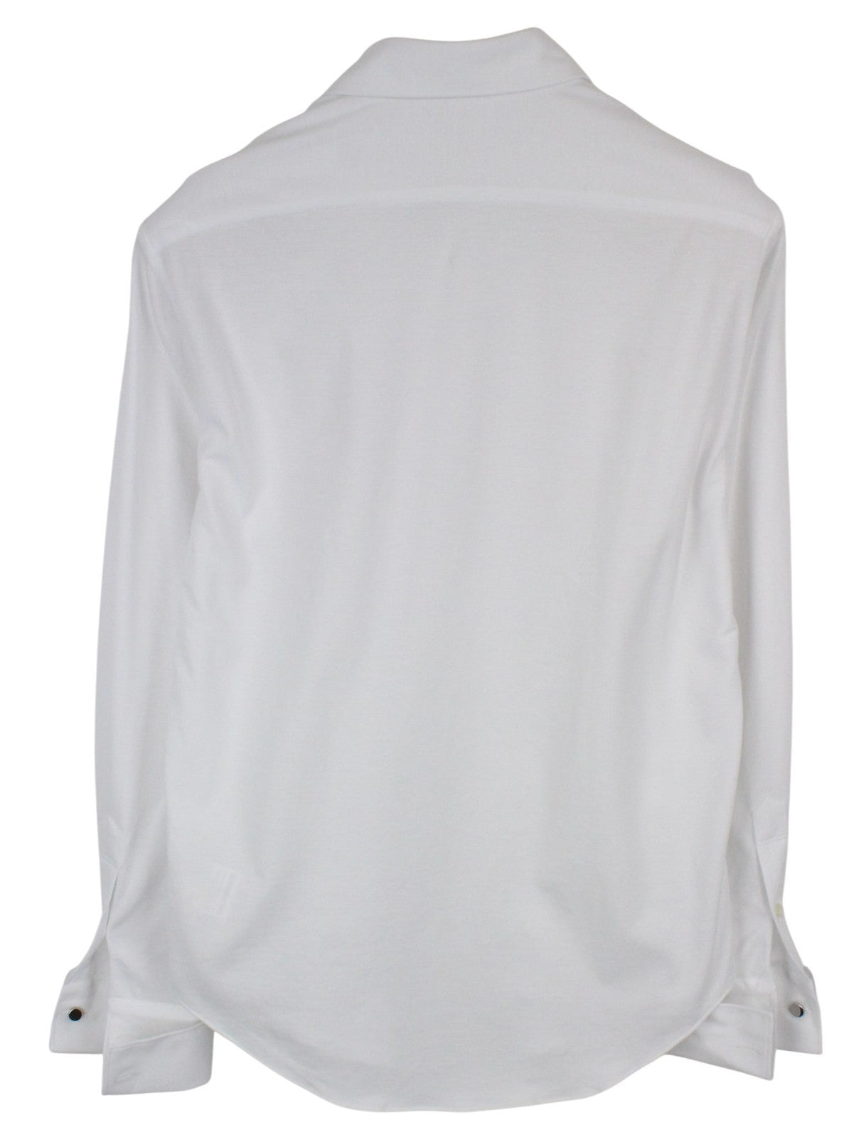 SUITSUPPLY Men's Formal Shirt ~XS White Button-Up Pure Cotton Long Sleeve Slim