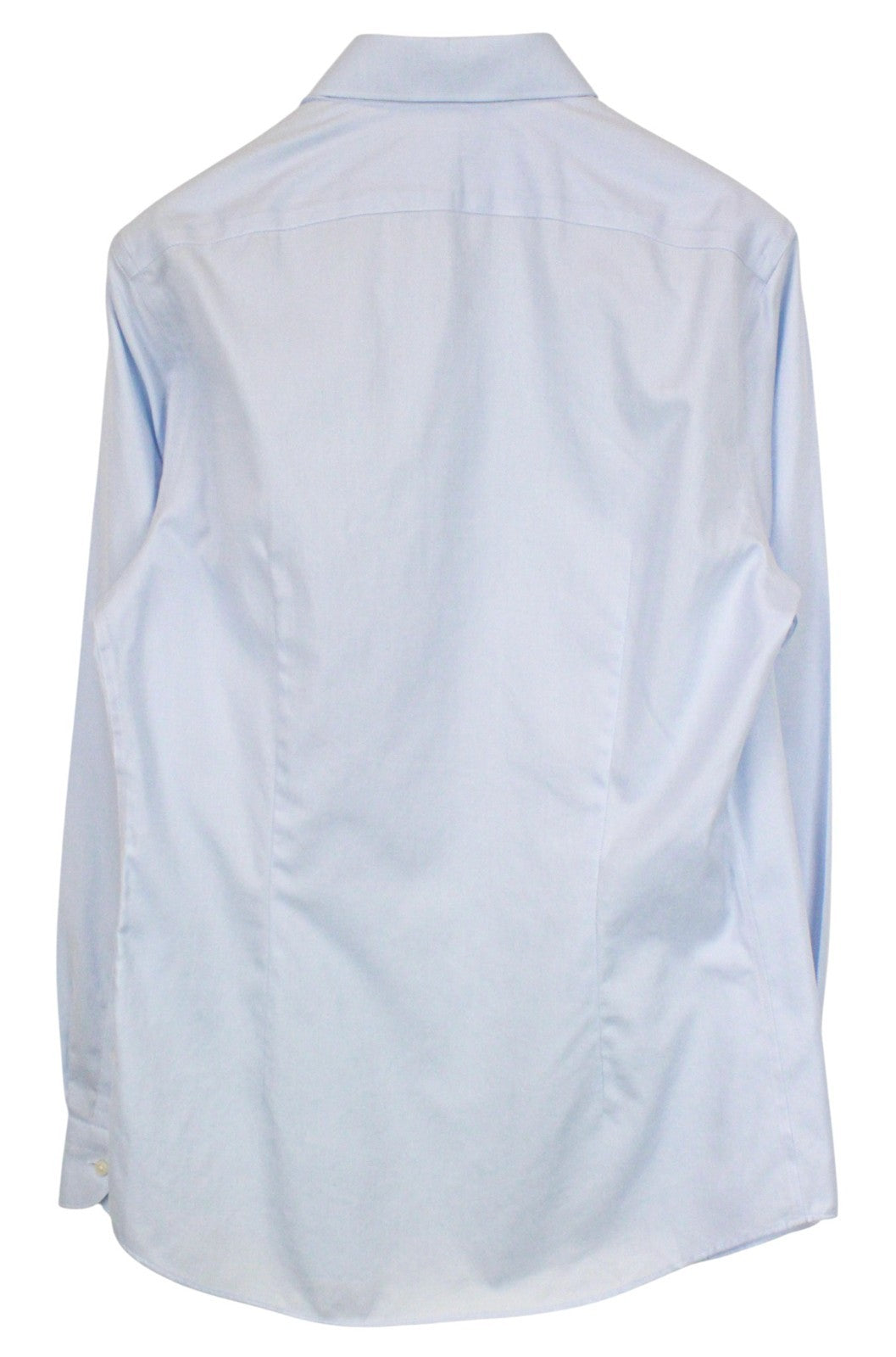 SUITSUPPLY Men's Formal Shirt 42/16 1/2 Light Blue Melange Traveller Extra Slim