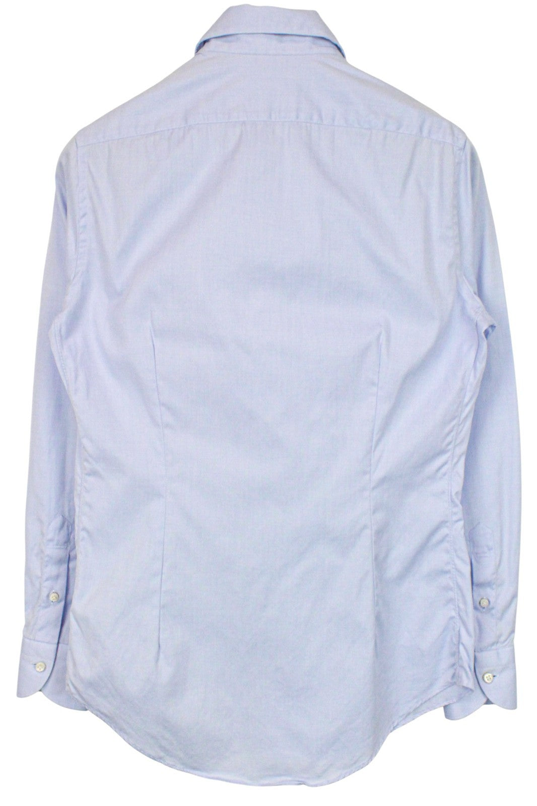 SUITSUPPLY Men's Formal Shirt 37/14 1/2 Light Blue Cutaway Melange Extra Slim