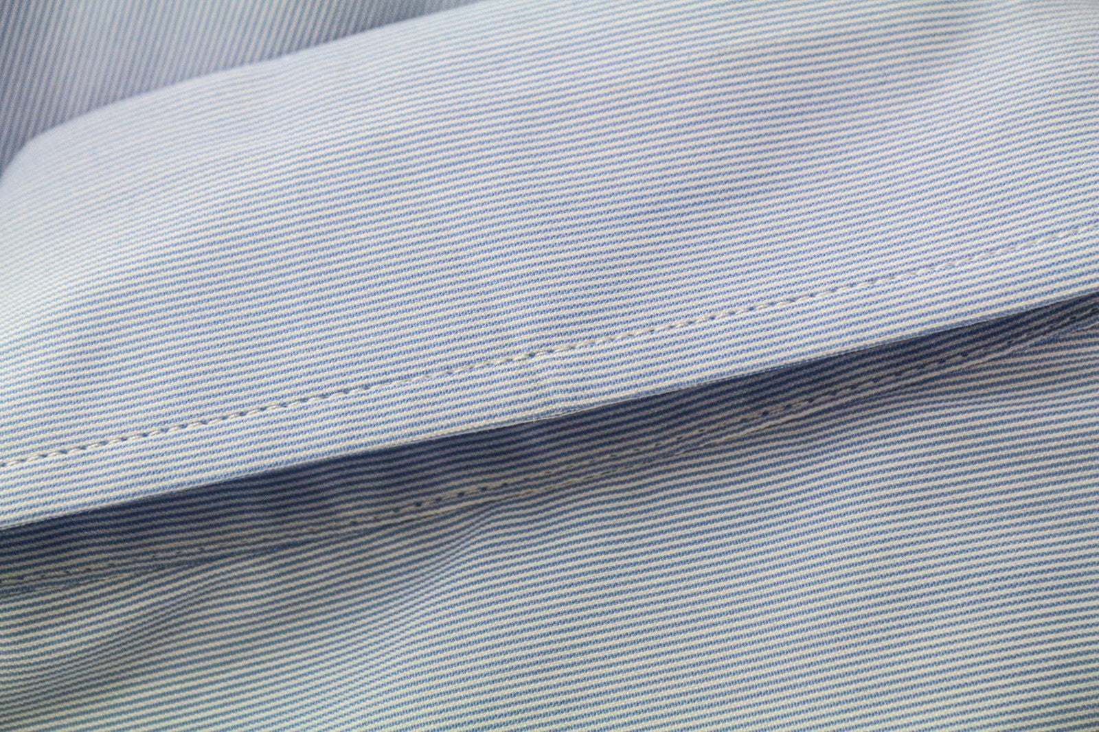 SUISTUDIO Women's Shirt 40R Blue Striped Stretch Cotton Smart Casual Top