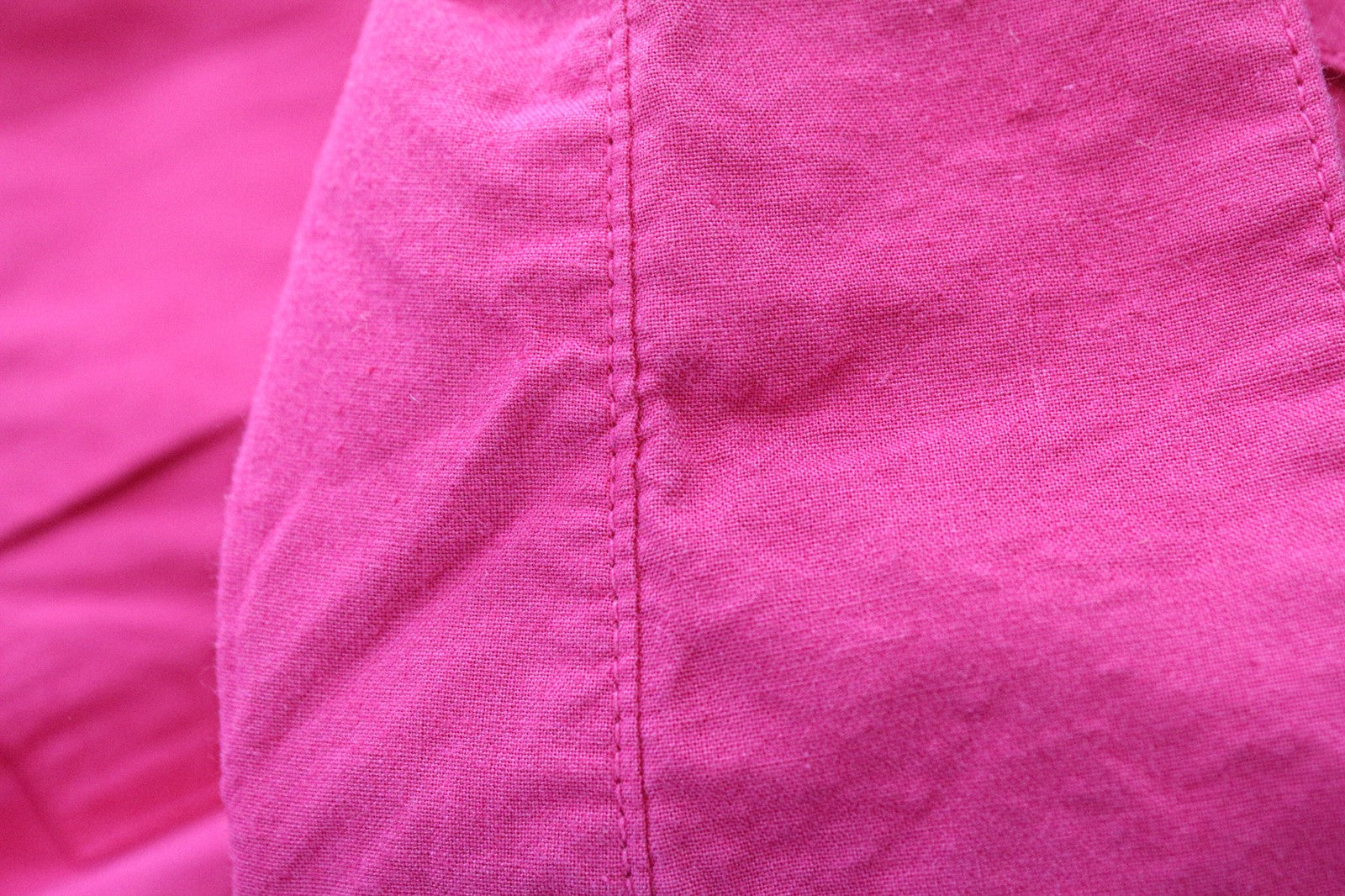 GOOD GENES Women's Shirt S Pink Casual Collared Cotton Long Sleeve Top