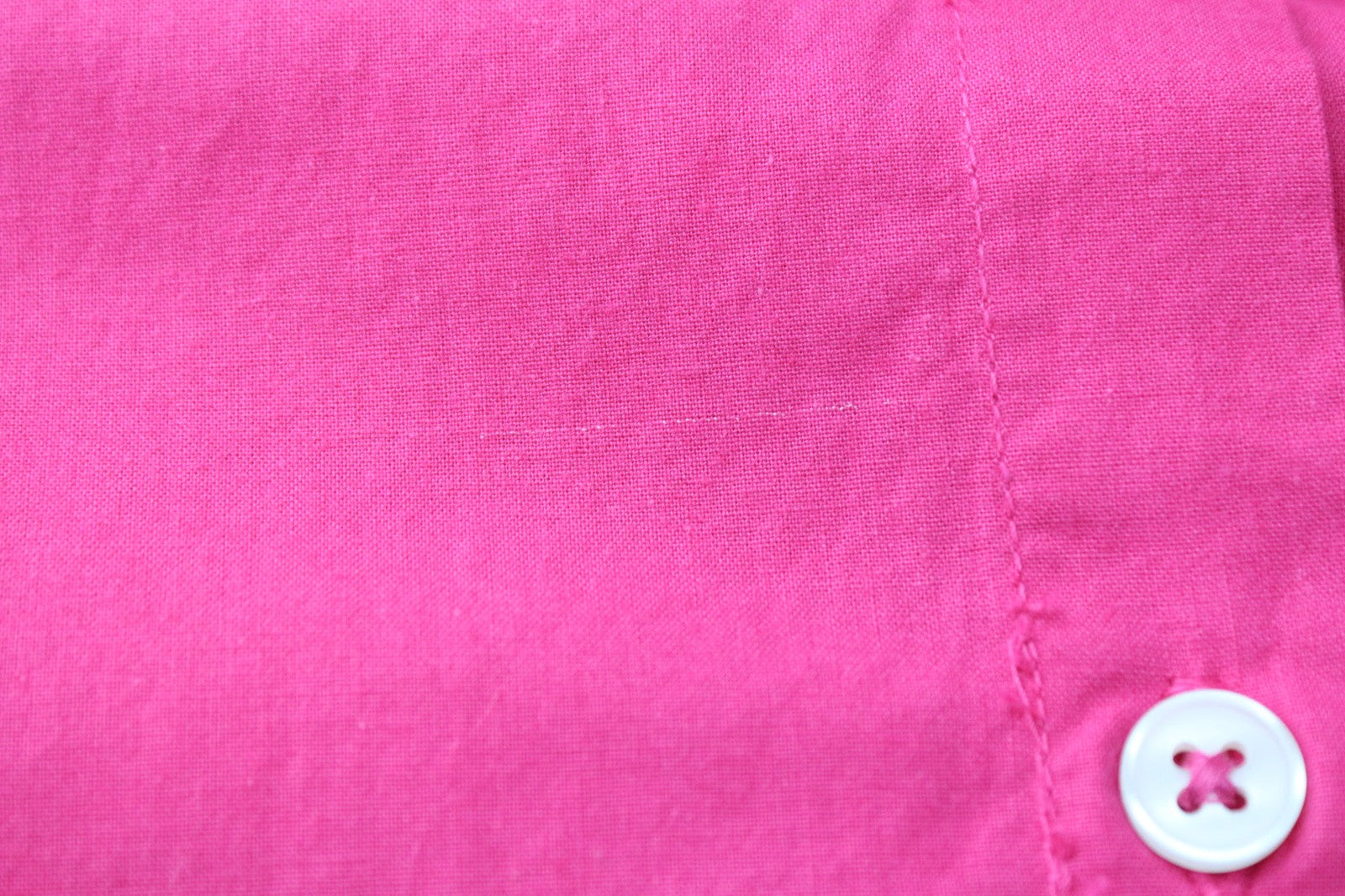 GOOD GENES Women's Shirt S Pink Casual Collared Cotton Long Sleeve Top