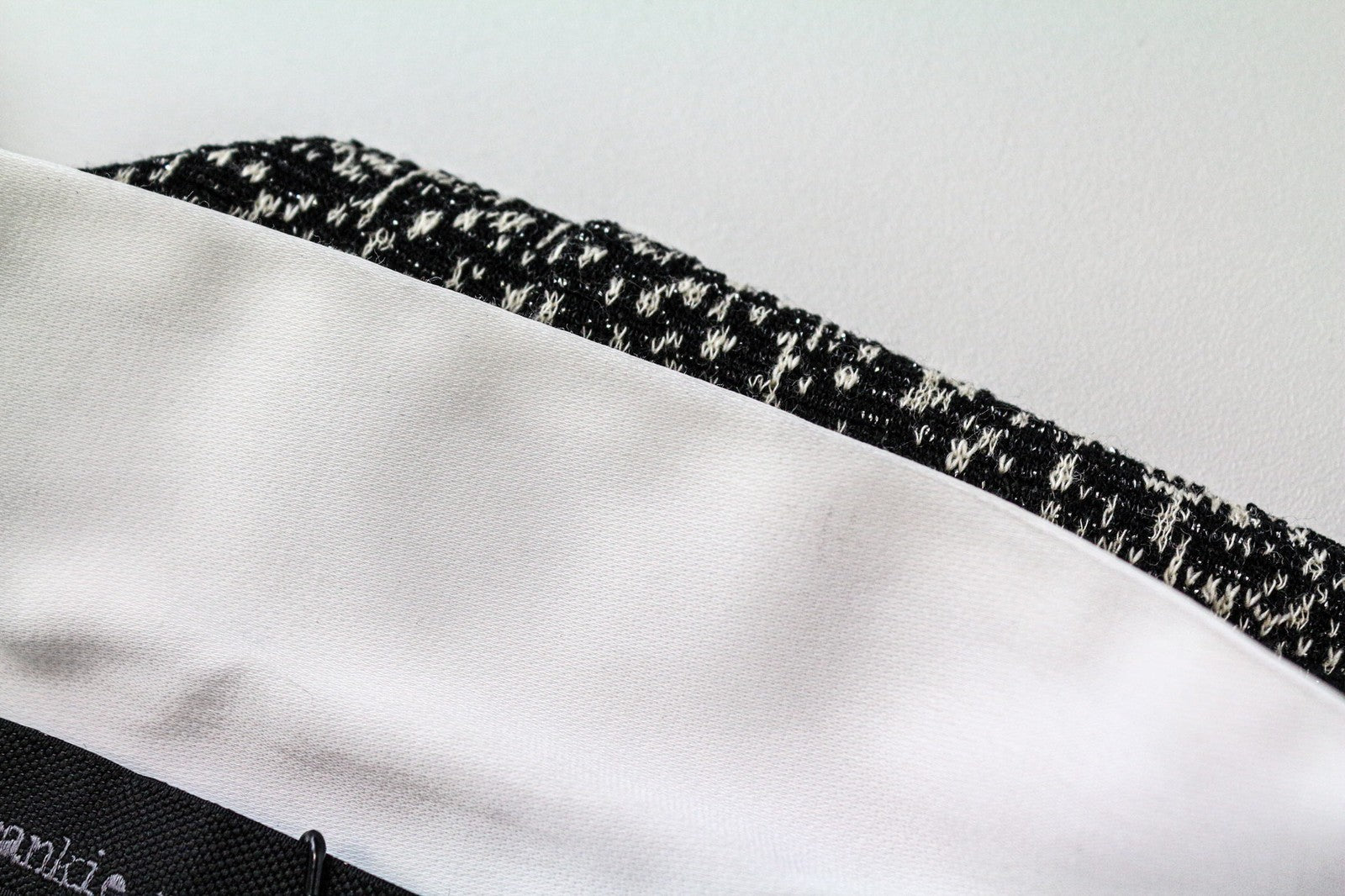 FRANKIE MORELLO Women's Dress 38 Black Sleeveless Jacquard Cotton Blend