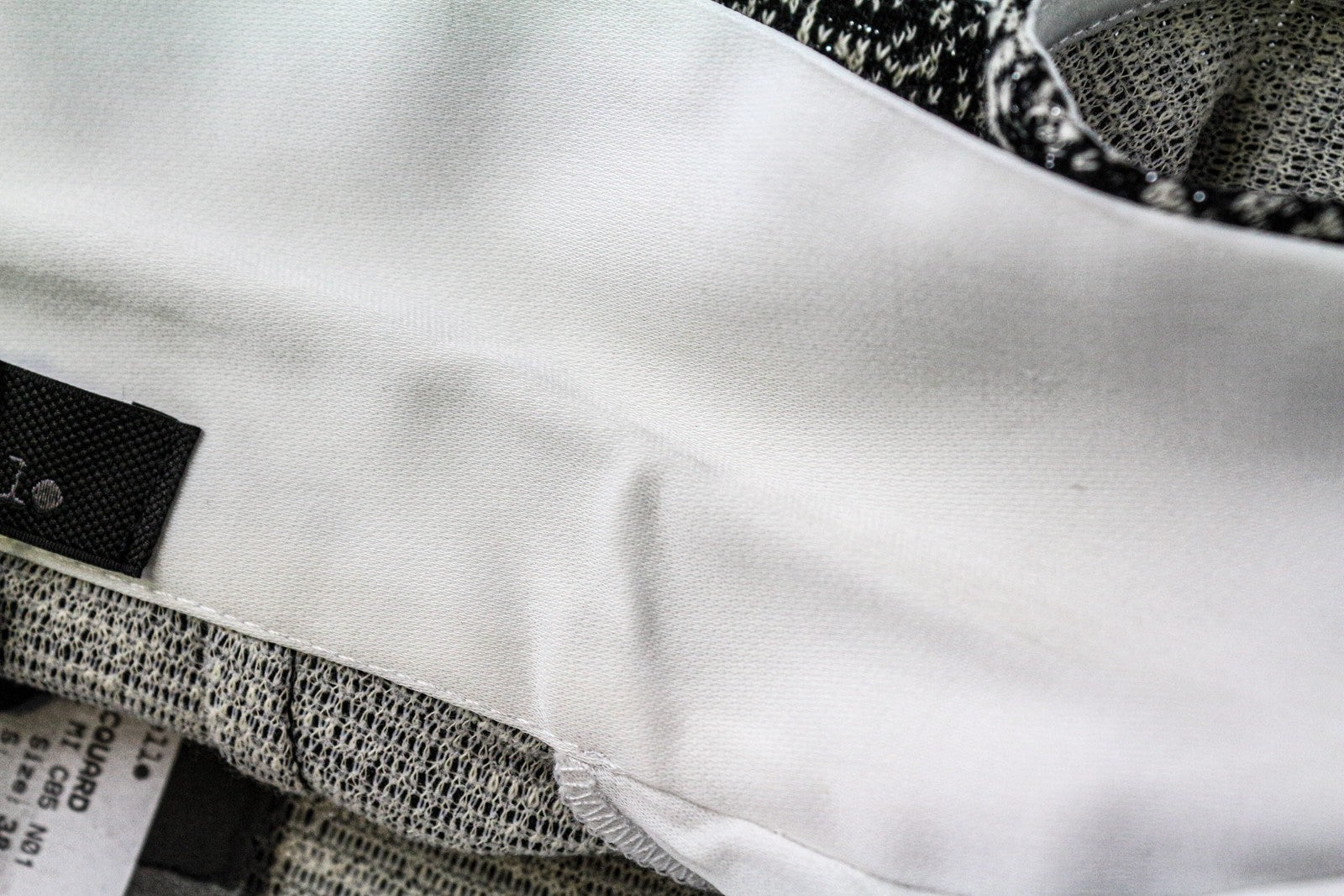 FRANKIE MORELLO Women's Dress 38 Black Sleeveless Jacquard Cotton Blend