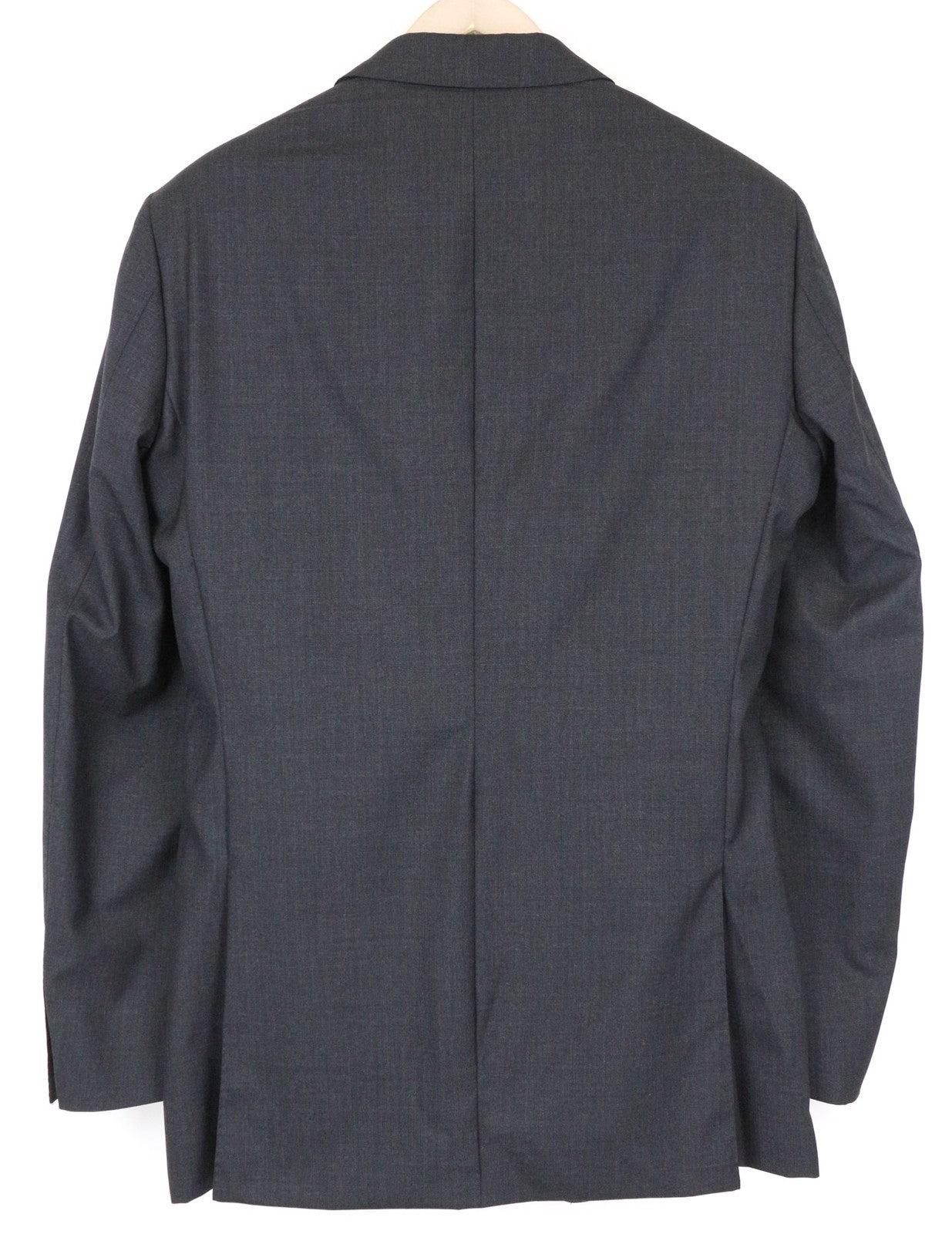 SUITSUPPLY Lazio Men's Blazer UK40L Dark Grey Wool Lined Single-Breasted