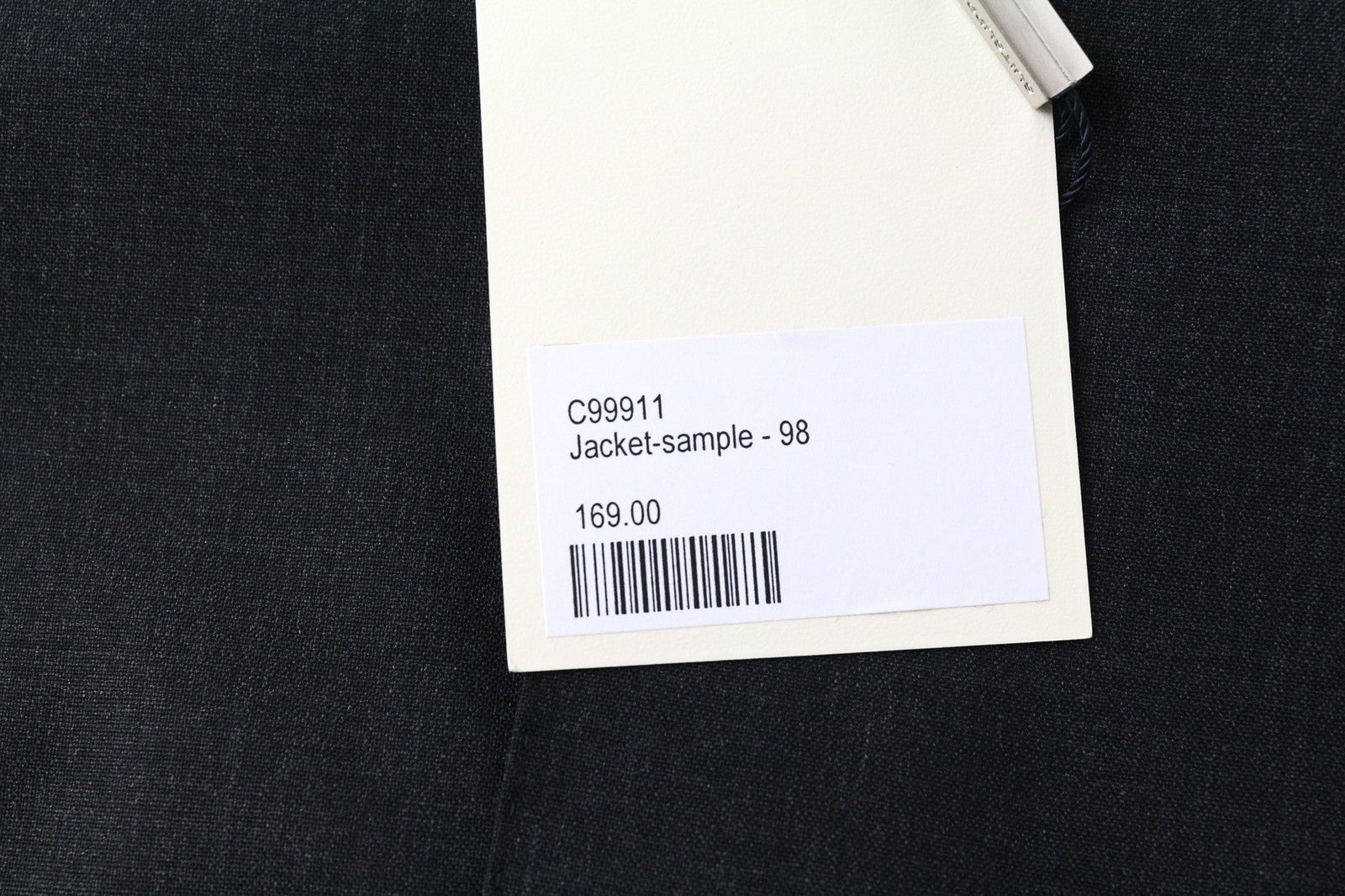 SUITSUPPLY Lazio Men's Blazer UK40L Dark Grey Wool Lined Single-Breasted