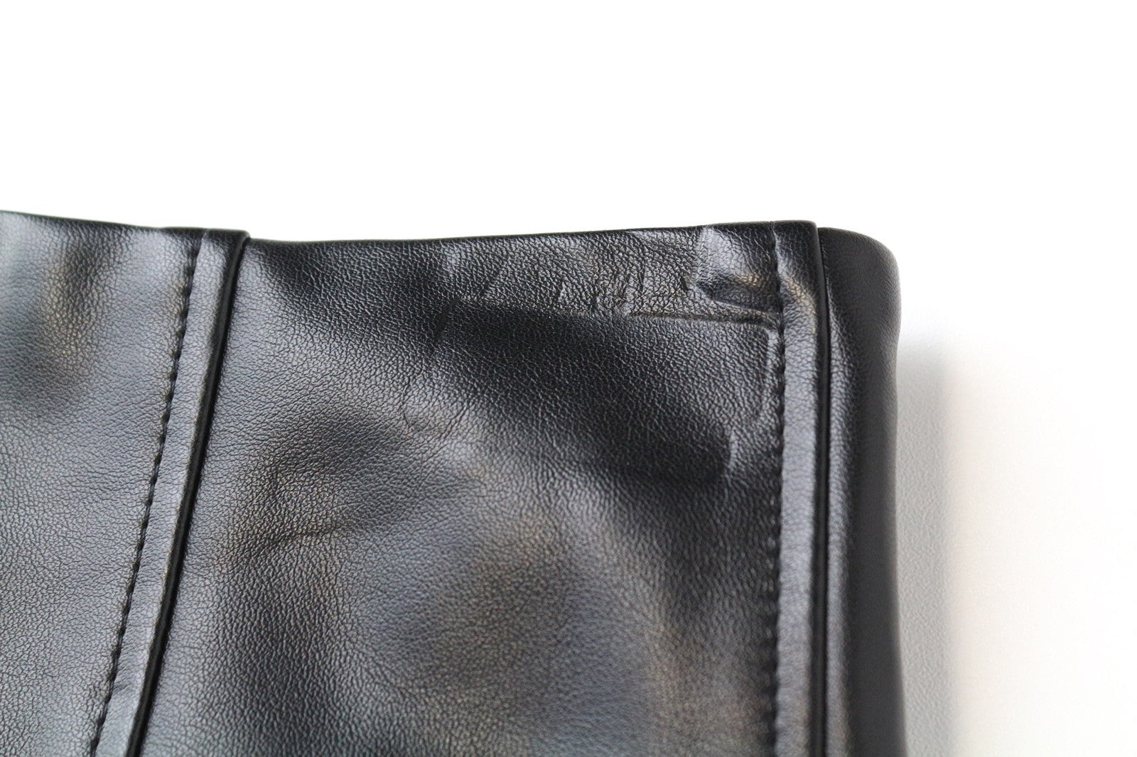 FRANKIE MORELLO Rog Women's Trousers 40 UK8 Black Studded Faux Leather Pants