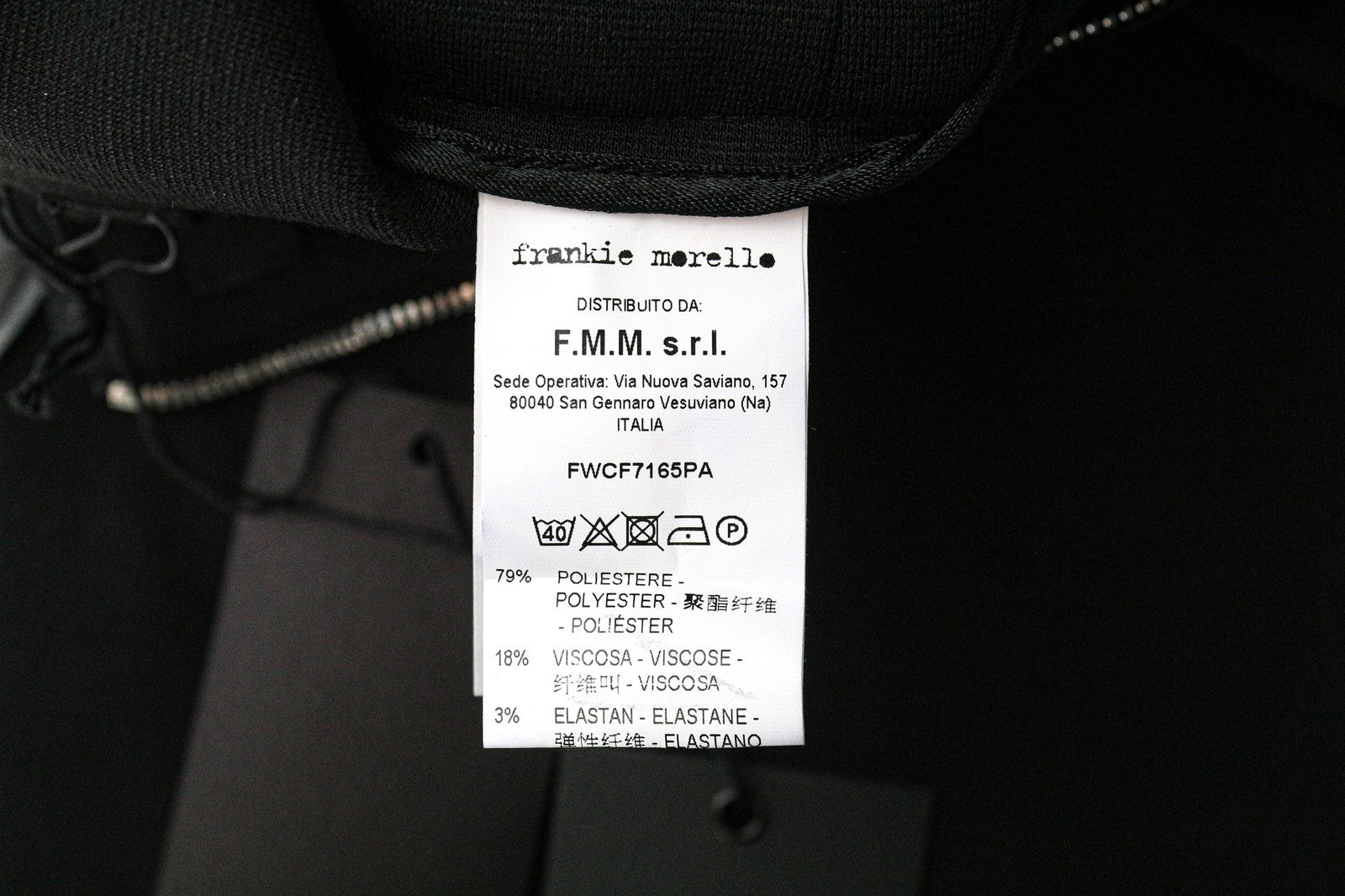 FRANKIE MORELLO Rog Women's Trousers 40 UK8 Black Studded Faux Leather Pants