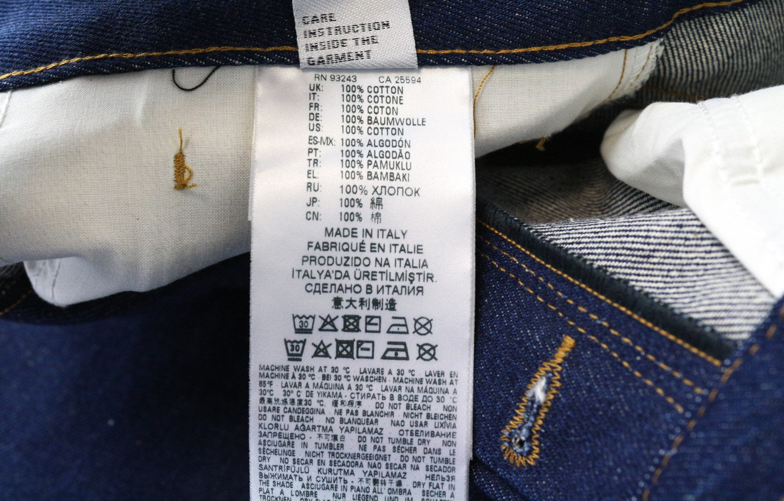 DIESEL D-Kodeck 0078C Men's Jeans W28/L32 Blue Straight Button-Fly Cotton