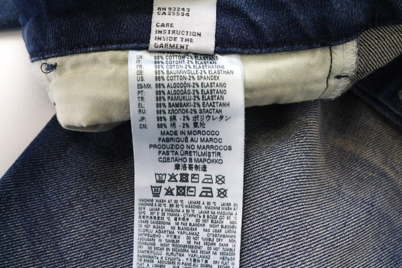 DIESEL D-Bazer 0090D Men's Jeans W28/L32 Blue Cotton Stretch Washed Tapered