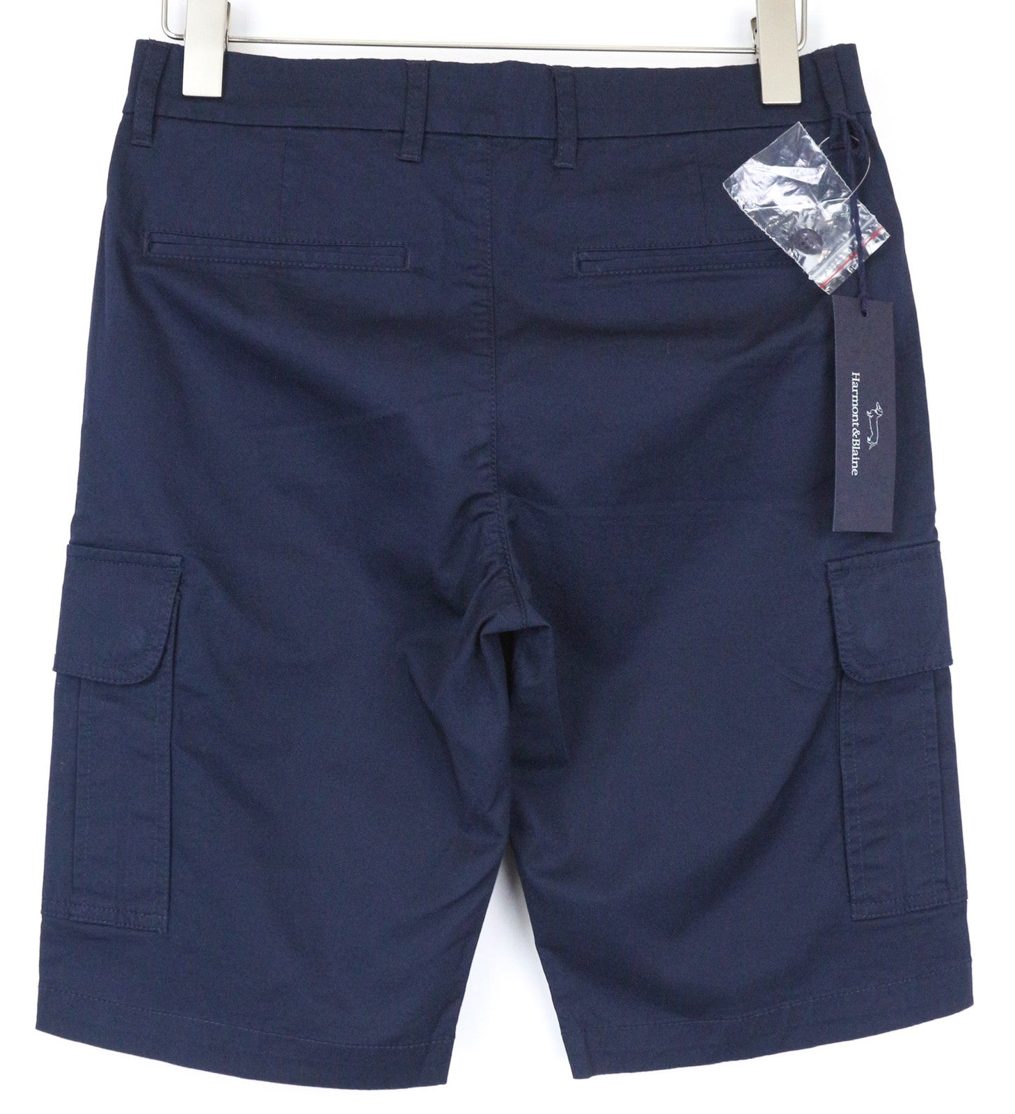 HARMONT & BLAINE Men's Shorts 44 Blue Cargo Cotton Stretch Multi Pocket