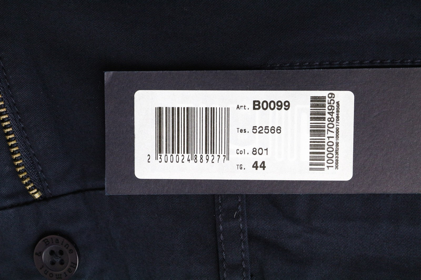 HARMONT & BLAINE Men's Shorts 44 Blue Cargo Cotton Stretch Multi Pocket