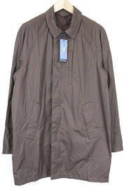 HARMONT & BLAINE Men's Jacket 50 Brown Casual Coat Single-Breasted Collared