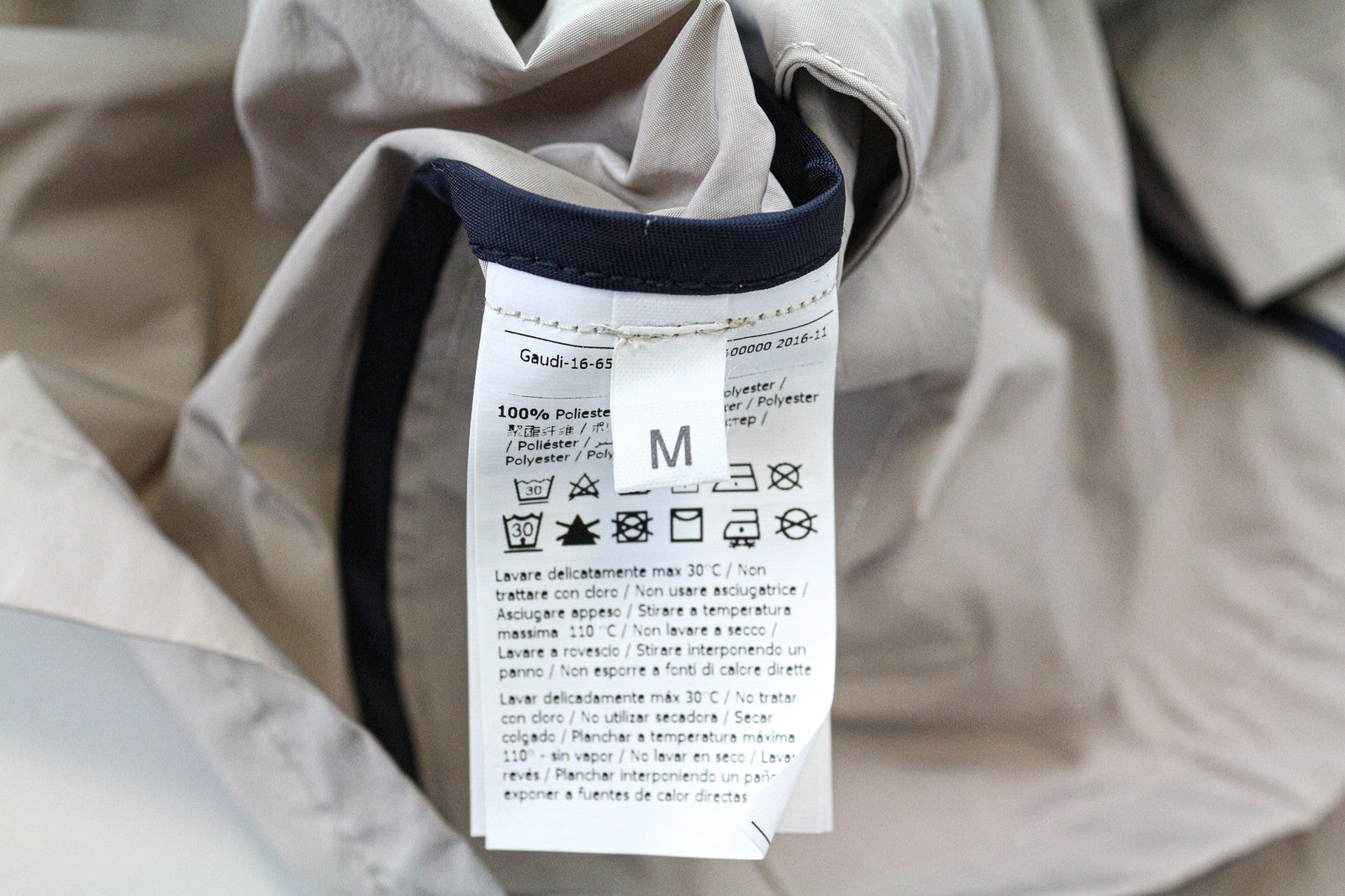 GAUDI JEANS Men's Jacket M Beige Brown Lightweight Single-Breasted Casual