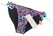 SWEATY BETTY Purity Retreat Women's Bikini Pant L Purple Black Reversible