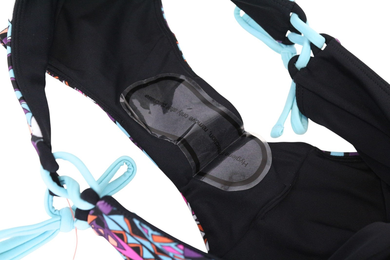 SWEATY BETTY Purity Retreat Women's Bikini Pant L Purple Black Reversible