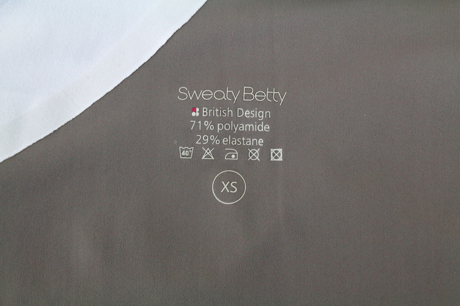 SWEATY BETTY Race Overvest Women's Top XS Grey Sleeveless Running Active