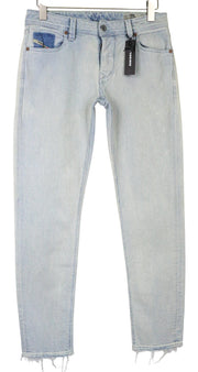 DIESEL Larkee-Beex-R 084TK Men's Jeans W28/L32 Blue Aged Look Cotton Stretch