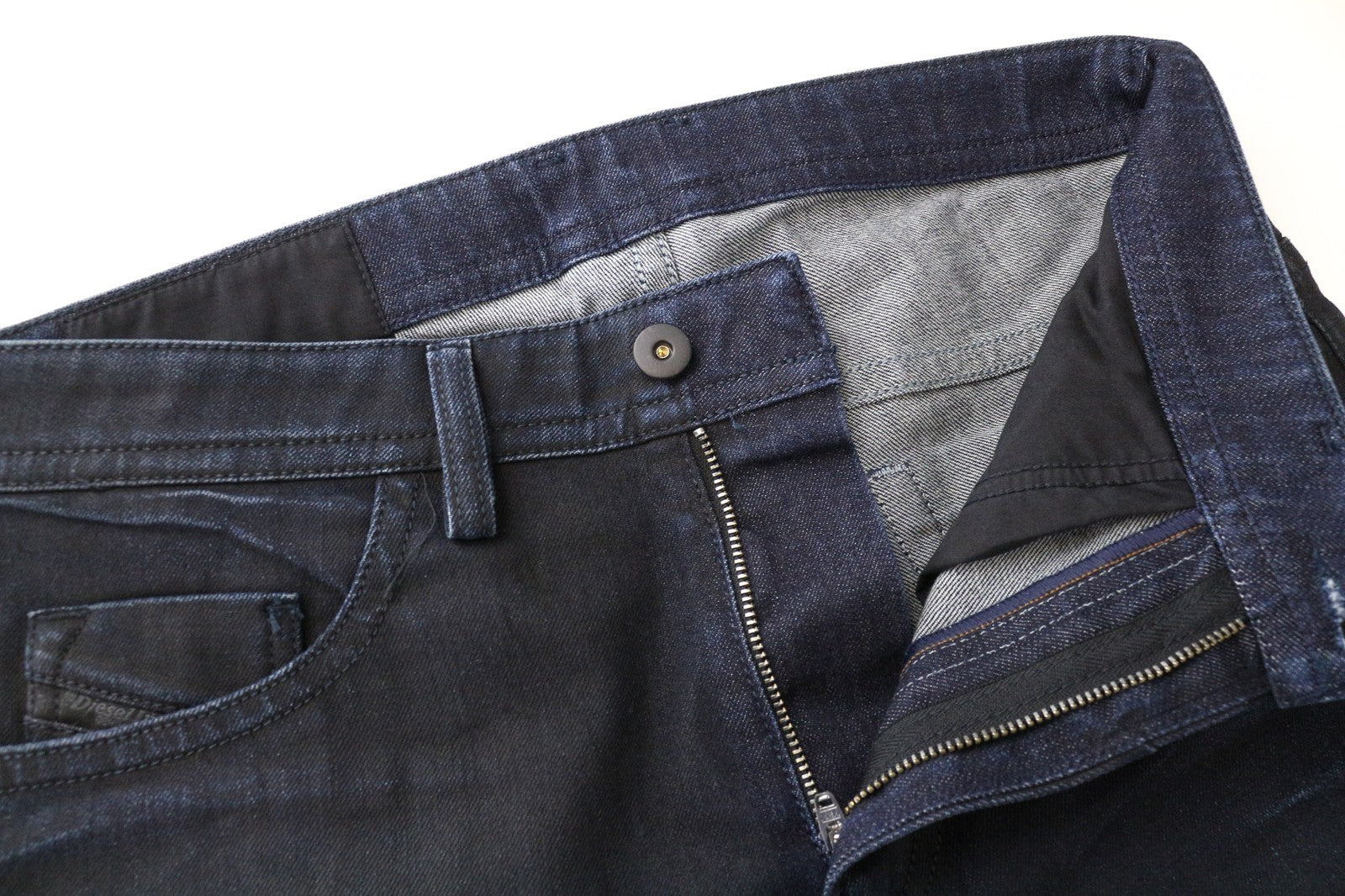 DIESEL Thommer 087AU Men's Jeans W30/L32 Slim Dark Blue Cotton Stretch Fit