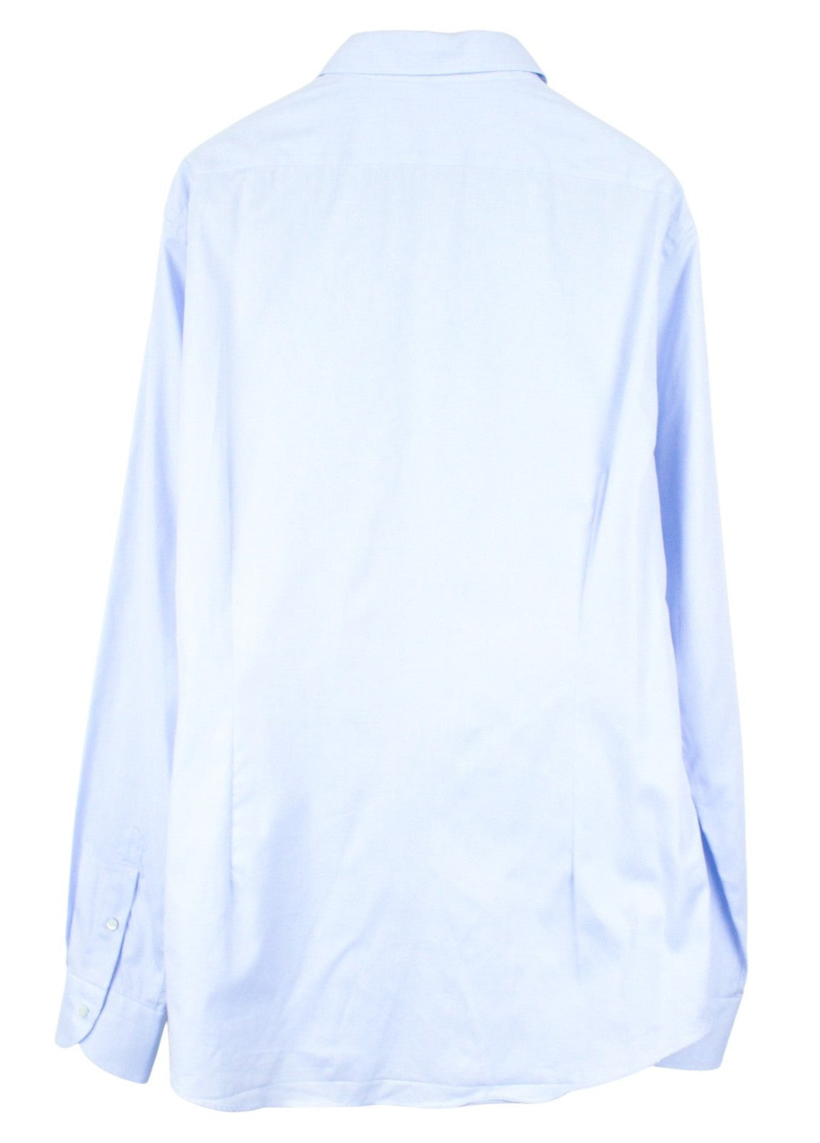 SUITSUPPLY Men's Formal Shirt 47L/18 1/2L Blue Cutaway Collar Extra Slim Cotton