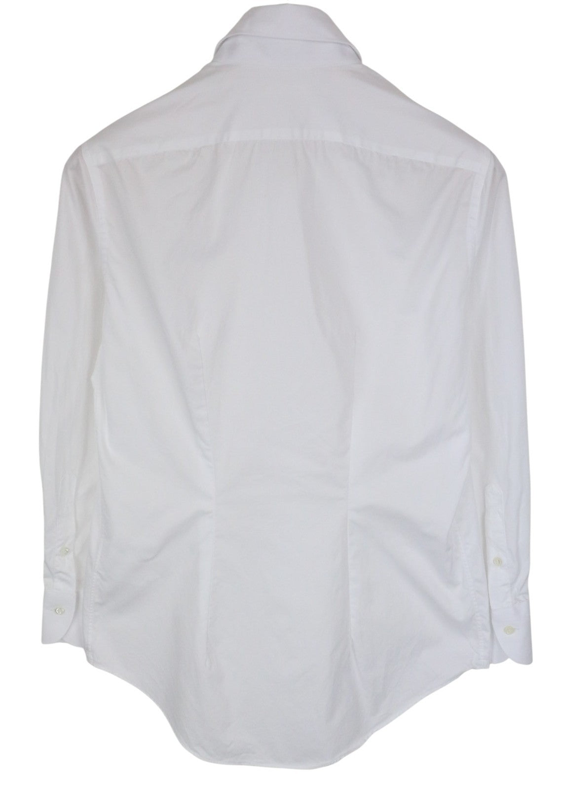 SUITSUPPLY Men's Formal Shirt 38/15 White Pure Cotton Classic Slim Button-Up