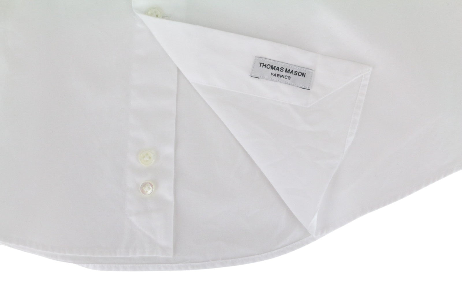 SUITSUPPLY Men's Formal Shirt 38/15 White Pure Cotton Classic Slim Button-Up