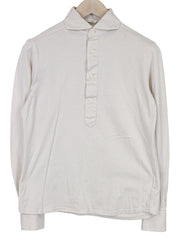 SUITSUPPLY Men's Shirt 37/14 1/2 Polo Beige Egyptian Cotton Extra Slim