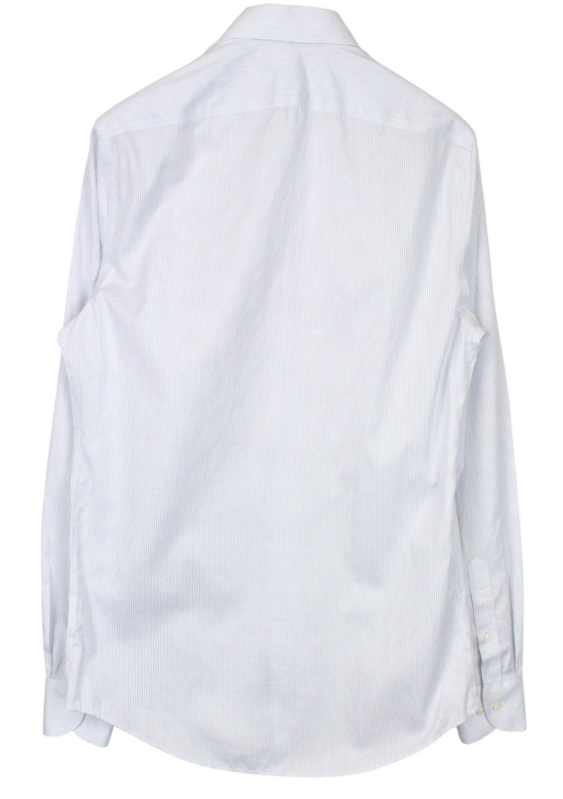 SUITSUPPLY Men's Formal Shirt 39L/15 1/2L Traveller Blue Striped Slim Formal