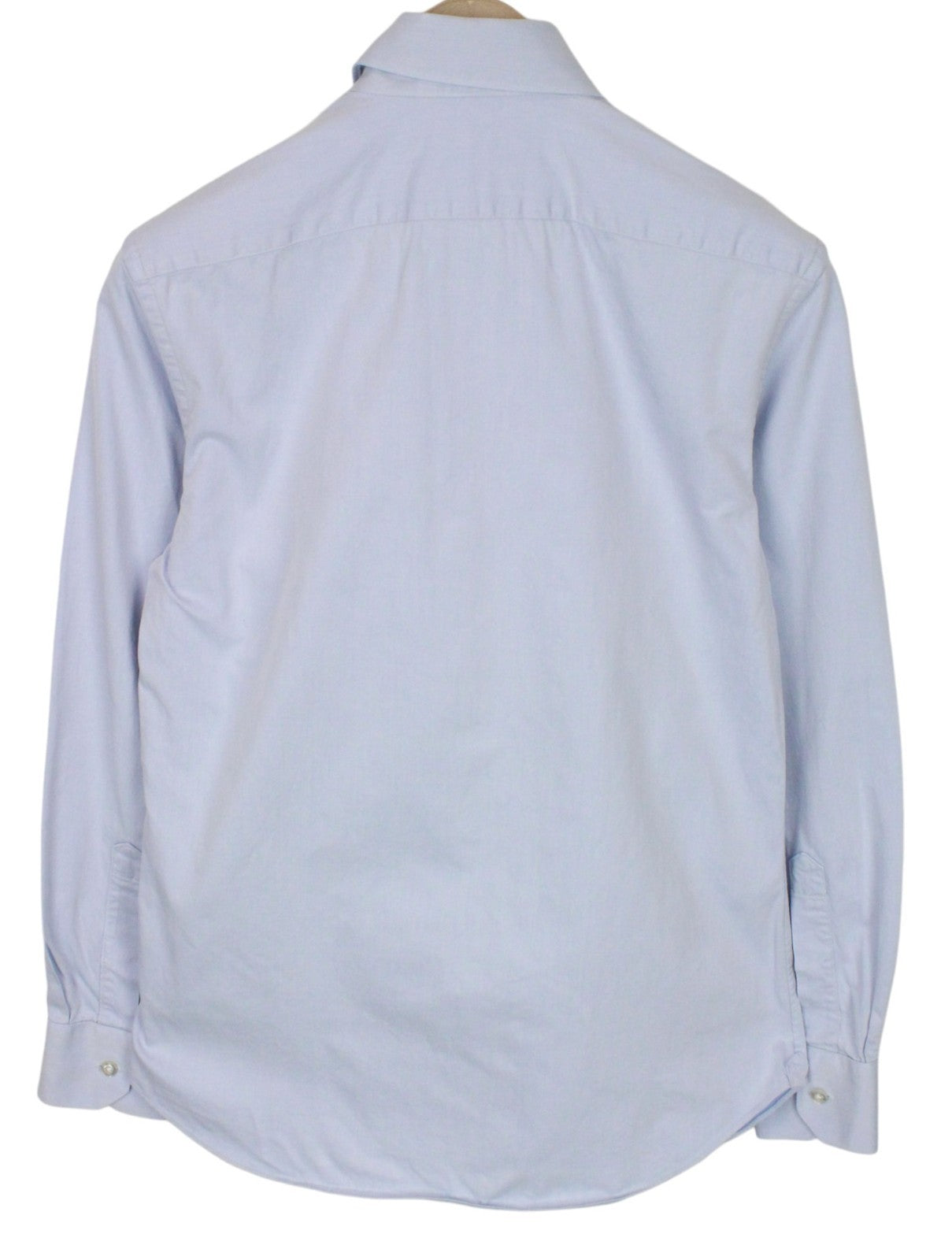 SUITSUPPLY Men's Formal Shirt ~2XS Light Blue Cutaway Egyptian Cotton Slim Fit