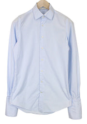SUITSUPPLY Men's Formal Shirt ~XS Light Blue Cotton Extra Slim Classic Fit