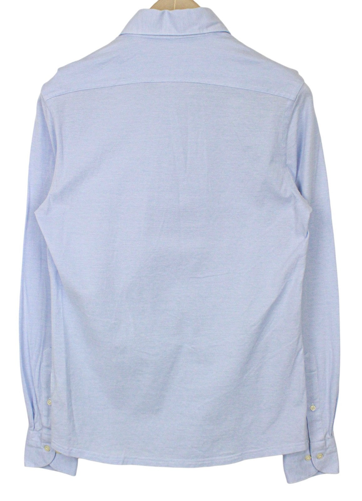 SUITSUPPLY Men's Shirt 37/14 1/2/38/15 Blue Polo Melange Extra Slim