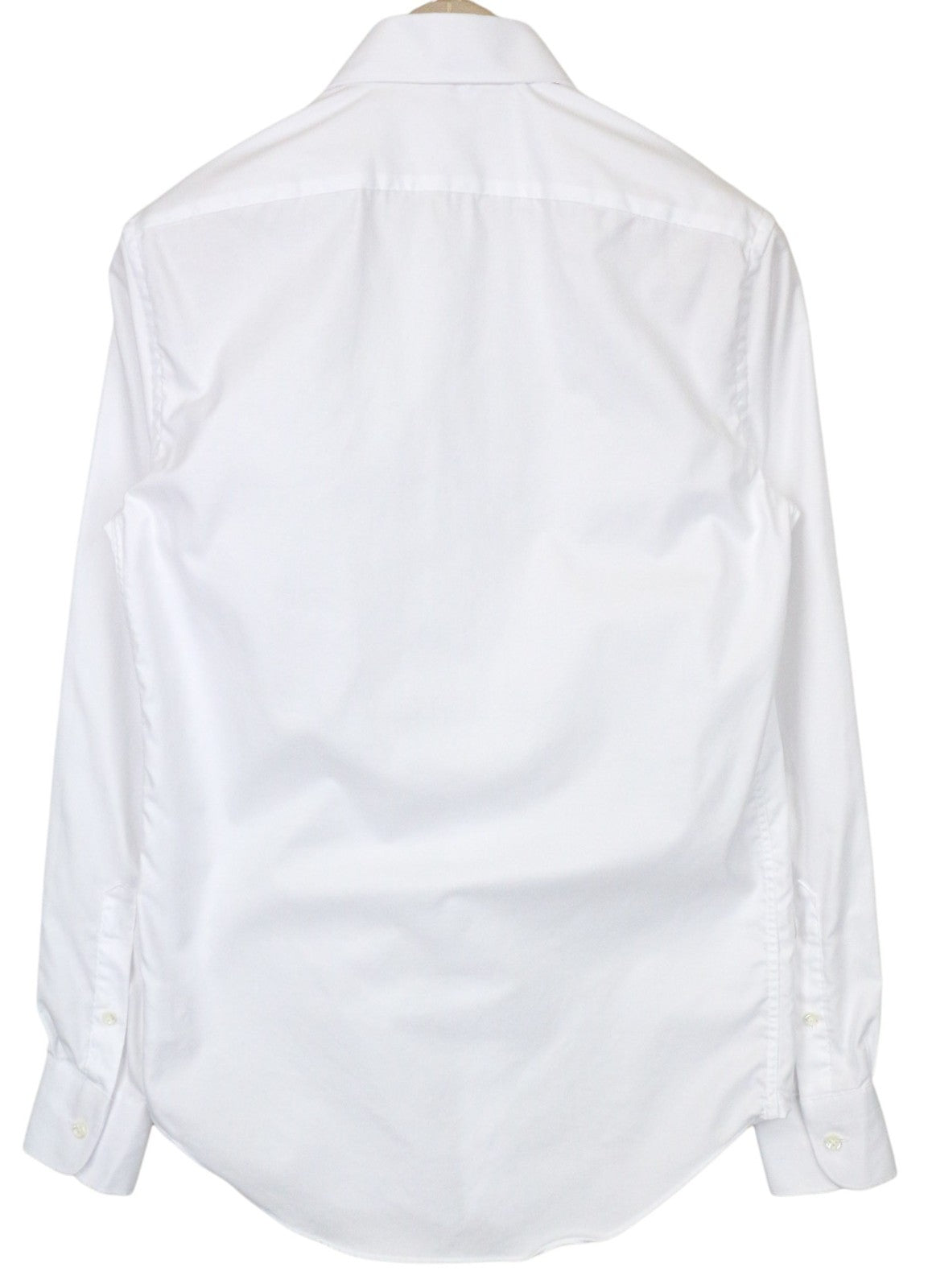 SUITSUPPLY Men's Formal Shirt 37 Traveller White Slim Pure Cotton Classic Cut