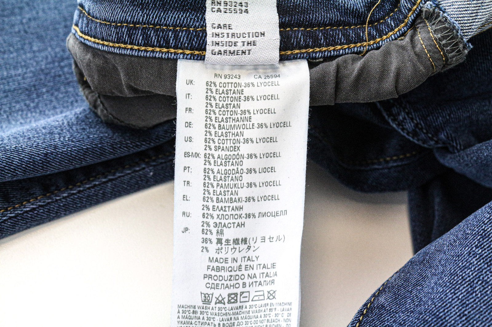 DIESEL Buster 084SJ Men's Jeans W30/L30 Slim Blue Cotton Stretch Tapered Cut