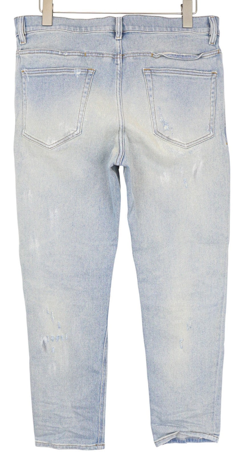 DIESEL D-Eetar 081AK Men's Jeans W34/L32 Blue Cotton Stretch Aged Tapered Fit