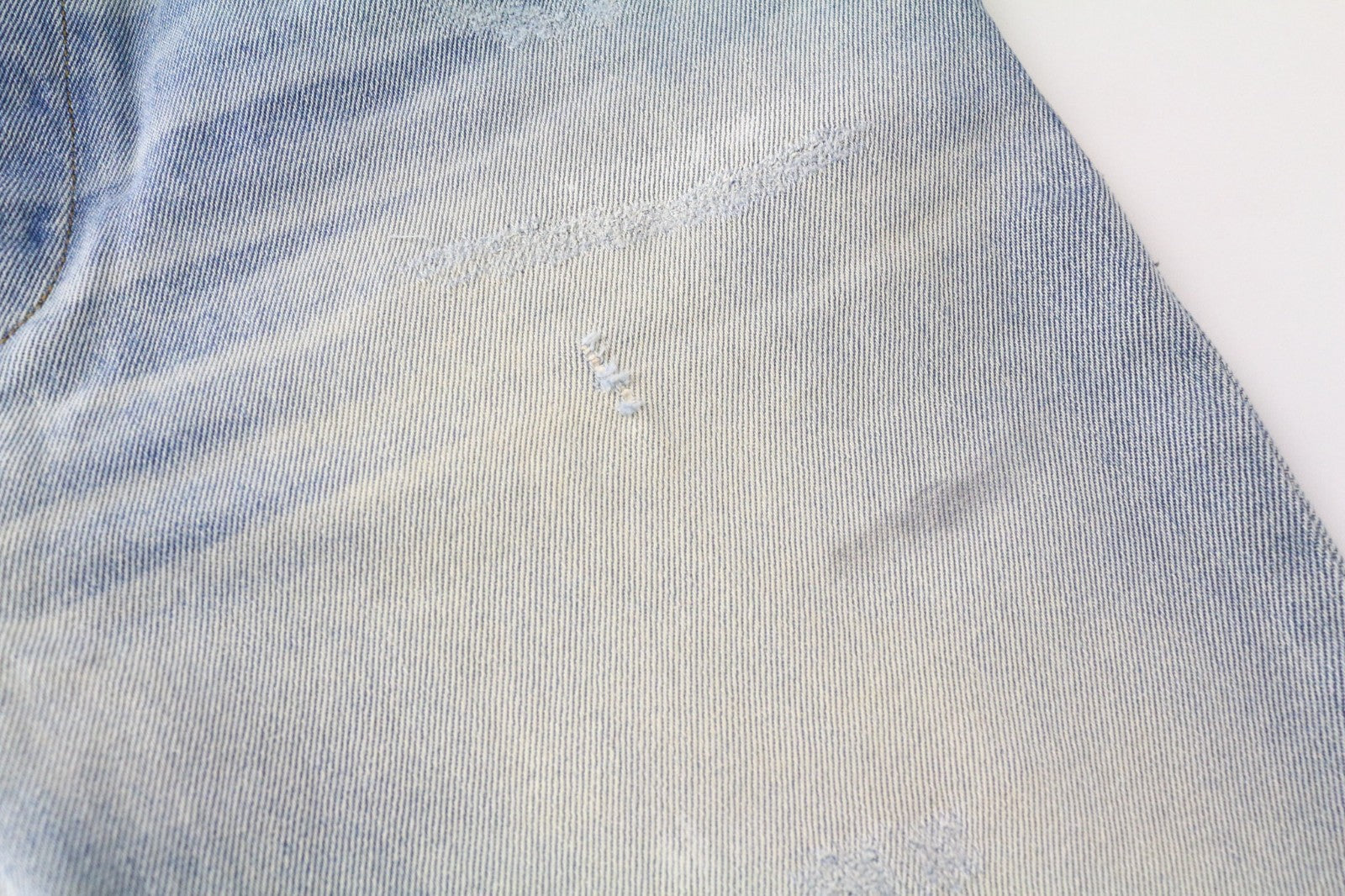 DIESEL D-Eetar 081AK Men's Jeans W34/L32 Blue Cotton Stretch Aged Tapered Fit