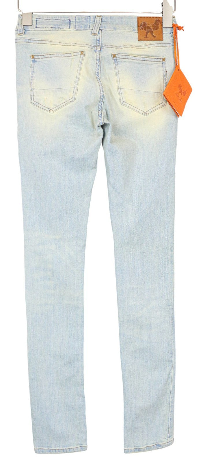 GOOD GENES Women's Jeans W24/L33 Skinny Light Blue Washed Cotton Stretch